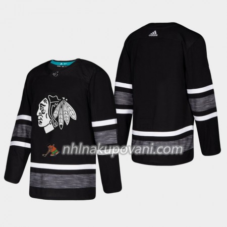 Chicago Blackhawks Dresy Blank Černá 2019 NHL All-Star Adidas Authentic - Pánské Chicago Blackhawks Dresy Blank Černá 2019 NHL All-Star Adidas Authentic - Pánské